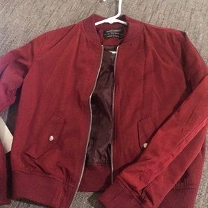 Red jacket